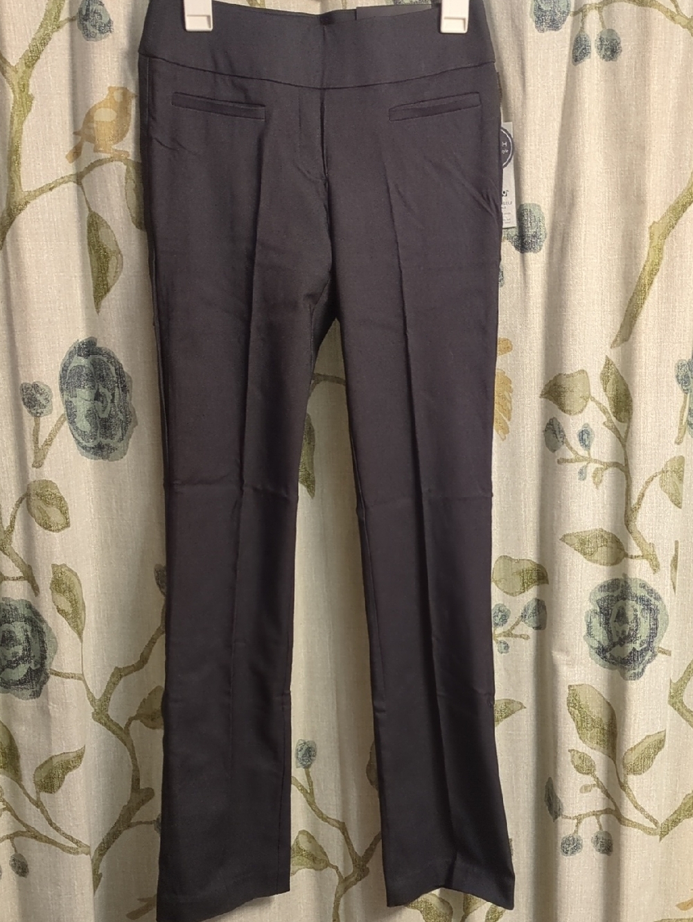 Apt 9 Dark Gray Stretchy Pull On Dress Pants